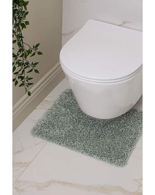 Buddy Washable Pedestal Mat Fleck Green - Buddy - Size: 50X45 - image 1
