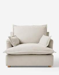Naya Pillowback Armchair Natural - JD Williams - thumbnail 2