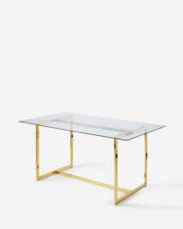 Joanna Hope Fallon 6 Seater Dining Set Black Gold - Joanna Hope - thumbnail 2