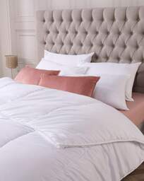 Downland Soft Touch 13.5 Tog Duvet White - Downland - Size: SINGLE - thumbnail 3