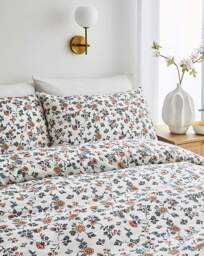 Amelie Floral Duvet Cover Set White - JD Williams - Size: S KING - thumbnail 3