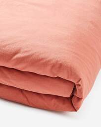 Cosy Brushed Cotton Duvet Cover Terracotta - JD Williams - Size: DOUBLE - thumbnail 2