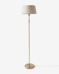 Julipa Gold Brass Floor Lamp Linen - Julipa - thumbnail 2