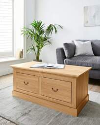 Julipa Ashford Storage Coffee Table OAK Effect - Julipa - thumbnail 3