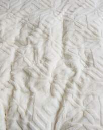 Tufted Snowflake Fleece Duvet Set Cream - JD Williams - Size: KING - thumbnail 2