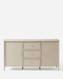 Darcy Bobbin Trim Large Sideboard Natural - Julipa - thumbnail 2
