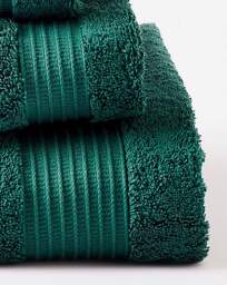 Egyptian Cotton 600gsm Towel Green Forest Green - JD Williams - Size: Pair Face Cloths - thumbnail 2
