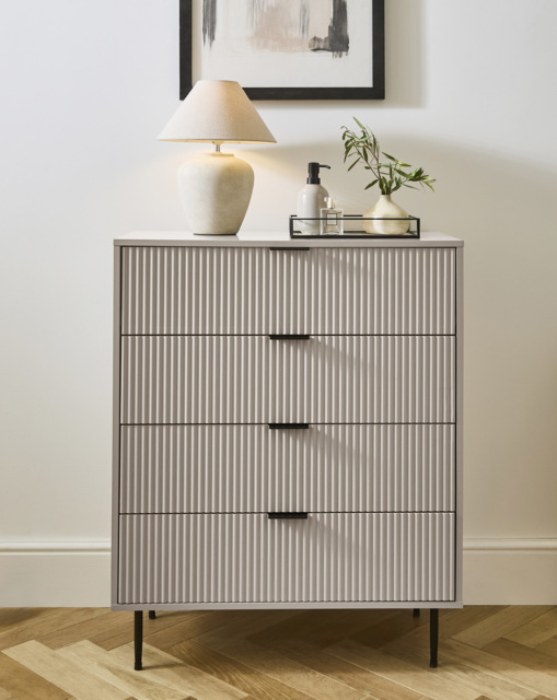 Fernley Small Chest Taupe - JD Williams