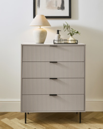 Fernley Small Chest Taupe - JD Williams