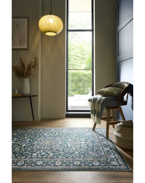 Windsor Dark Washable Rug Teal - Origins - Size: 120X170 - image 1