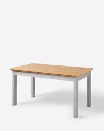 Ashford Dining Table with 4 Mae Chairs Grey/Natural - Julipa - thumbnail 4