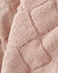Cosy Diamond Throw Blush - Catherine Lansfield - Size: 130X170 - thumbnail 3
