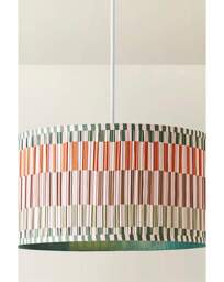 Rae Natural Stripe Shade 45cm Multi - thumbnail 3