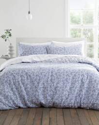 Bianca Shadow Leaves Duvet Set BLU Blue - Bianca - Size: SINGLE - thumbnail 3
