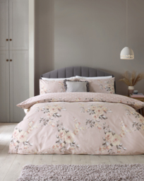 CL Canterbury Duvet Cover Set SUPERK Blush - Catherine Lansfield - Size: S KING