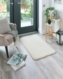Buddy Washable & Stain Resistant Rug Cream - Buddy - Size: 60X100