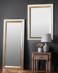 Phantom Leaner Mirror Gold - Gallery Direct - thumbnail 2