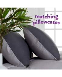 Slumberdown Waffle Coverless Duvet Charcoal/Grey - Slumberdown - Size: DOUBLE - thumbnail 2