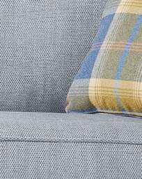 Julipa Chiltern Fabric 3 Seater Sofa Blue - Julipa - thumbnail 3