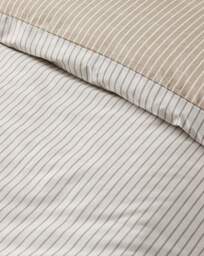 Catherine Lansfield Oxford Duvet Set Natural - Catherine Lansfield - Size: SINGLE - thumbnail 5