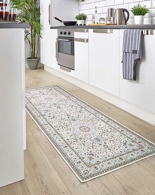 Windsor Washable Easy-Care Runner Natural - Origins - Size: 67X200 - image 1