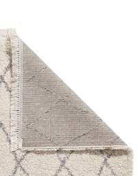 Think Rugs Boho Fringe Rug Cream/Grey - Think Rugs - Size: 160X230 - thumbnail 3