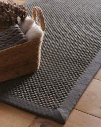 Sisal Border Rug Grey - Origins - Size: 120X170 - thumbnail 2