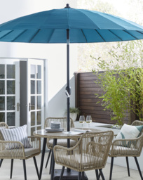 Shanghai Parasol - 2.7m Teal