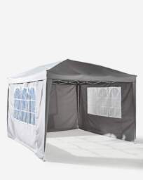 Side Panels for Pop Up Gazebo Grey - thumbnail 2