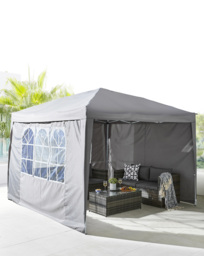 Side Panels for Pop Up Gazebo Grey - thumbnail 1