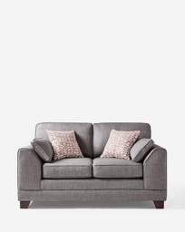 Hilliard Fabric 2 Seater Sofa Charcoal - thumbnail 3