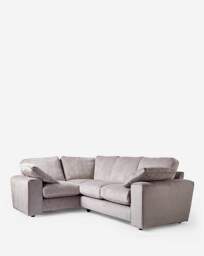 Hunter Chenille Left Hand Corner Sofa Grey - JD Williams - thumbnail 2