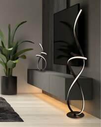 Ribbon LED Table Lamp Black - Searchlight - thumbnail 4