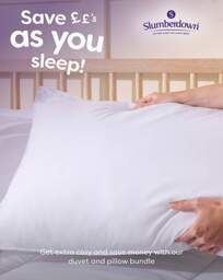 Slumberdown Cosy Nights 10.5 Tog Duvet White - Slumberdown - Size: SINGLE - thumbnail 2