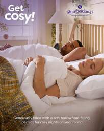 Slumberdown Cosy Nights 10.5 Tog Duvet White - Slumberdown - Size: SINGLE - thumbnail 5