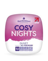 Slumberdown Cosy Nights 10.5 Tog Duvet White - Slumberdown - Size: SINGLE - thumbnail 1