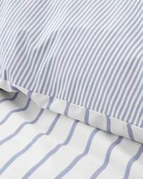 Bianca Hampton Stripe Duvet Cover Set Blue - Bianca - Size: S KING - thumbnail 4