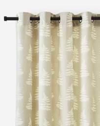 Sundour Esher Eyelet Curtains Silver - Sundour - Size: 168 x 137cm - thumbnail 2