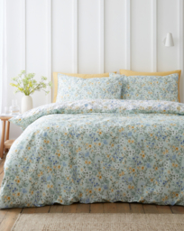 Bianca Ditsy Floral Duvet Cover Set Green - Bianca - Size: S KING - thumbnail 1