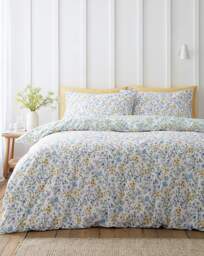 Bianca Ditsy Floral Duvet Cover Set Green - Bianca - Size: S KING - thumbnail 2