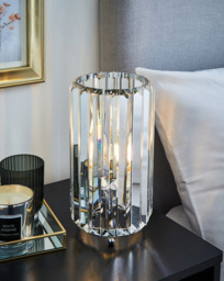 Clear Glass Table Lamp Clear - Searchlight