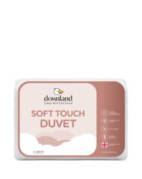 Downland Soft Touch 4.5 Tog Duvet White - Downland - Size: SINGLE - thumbnail 1