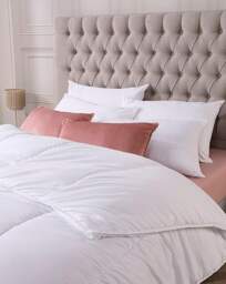 Downland Soft Touch 4.5 Tog Duvet White - Downland - Size: SINGLE - thumbnail 4