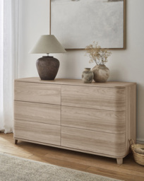 Arden Large Chest of Drawers OAK Effect - JD Williams