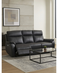 Aspire Kingsmere Power Recliner 3 Seater Black - Aspire - thumbnail 1