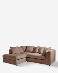 Ferguson Left Hand Chaise Sofa Coffee - thumbnail 2