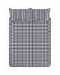 CL Bamford Gingham Check Duvet Set NVY Navy - Catherine Lansfield - Size: SINGLE - thumbnail 3