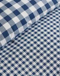 CL Bamford Gingham Check Duvet Set NVY Navy - Catherine Lansfield - Size: SINGLE - thumbnail 4