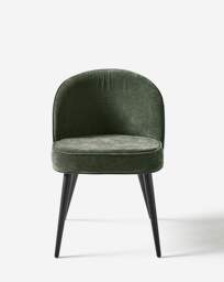 Oslo Dining Table with Emilie Chenille Walnut/Green - JD Williams - thumbnail 3