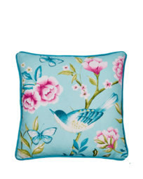 D & D Amelle Outdoor Filled Cushion Blue - Dreams & Drapes